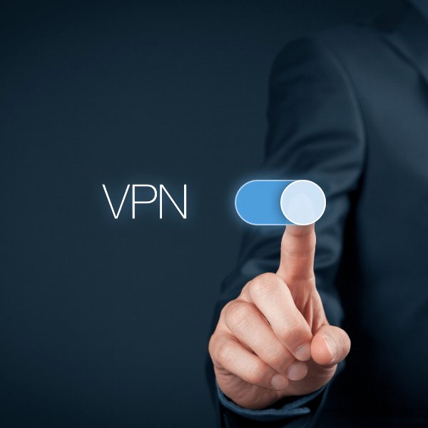 illustration for the concept of VPN